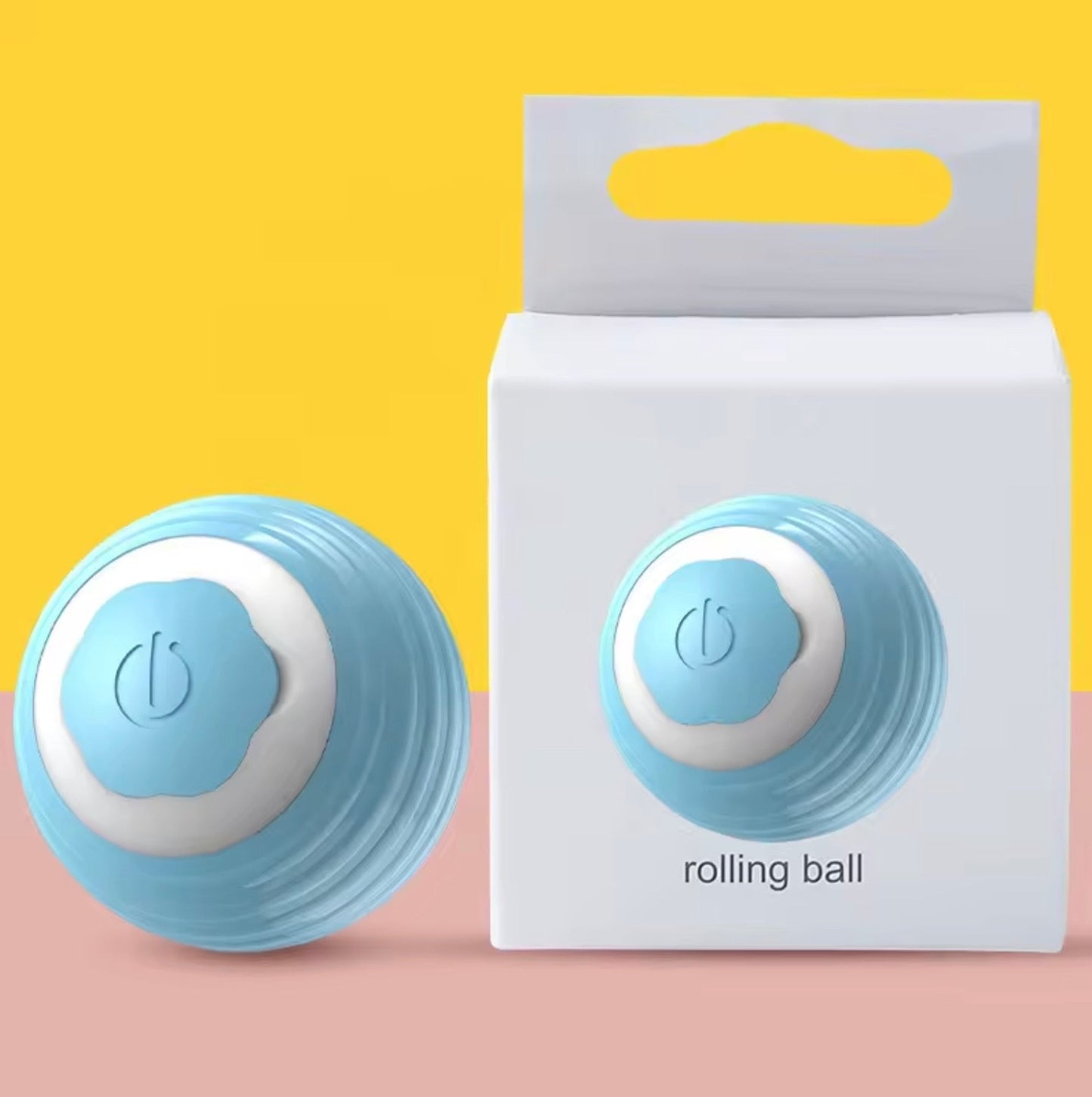 😍 CatRocket Ball (Balle roulante automatique pour chats d'intérieur)